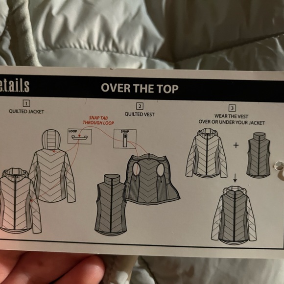 NWT - INTL d.e.t.a.i.l.s. Puffer Vest - Picture 7 of 7